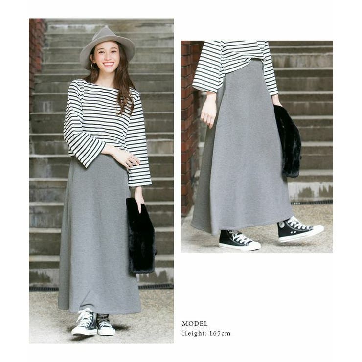 選べる3丈★ふかふか裏起毛★厚倒的あったかフレアスカート | aquagarage | 詳細画像15 