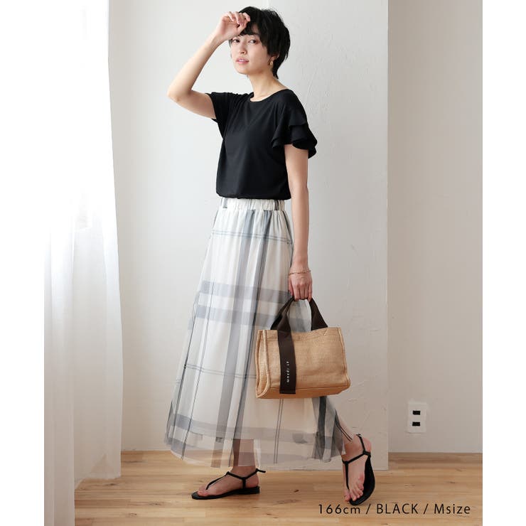 ボリューム フリル袖カットソー カットソー | aquagarage | 詳細画像2 