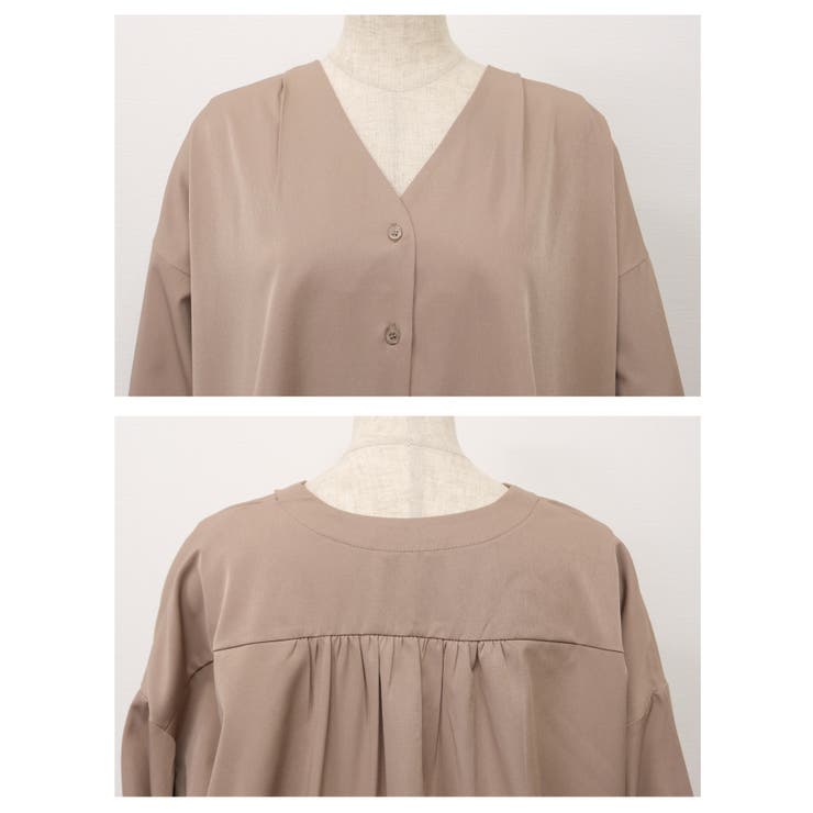 Vネック シャツ ブラウス | aquagarage | 詳細画像6 