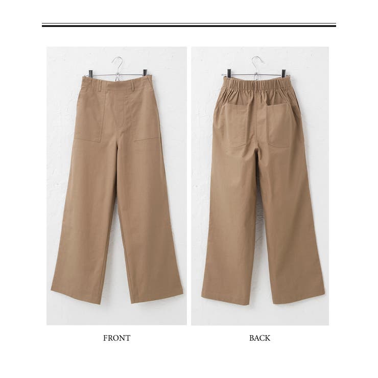 ベイカーパンツ レディース ワイドパンツ | aquagarage | 詳細画像6 