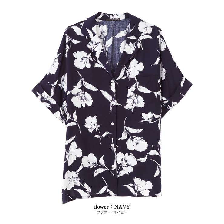 ALOHA RUG 開襟シャツ AICON アブダクションパズル 黒 M