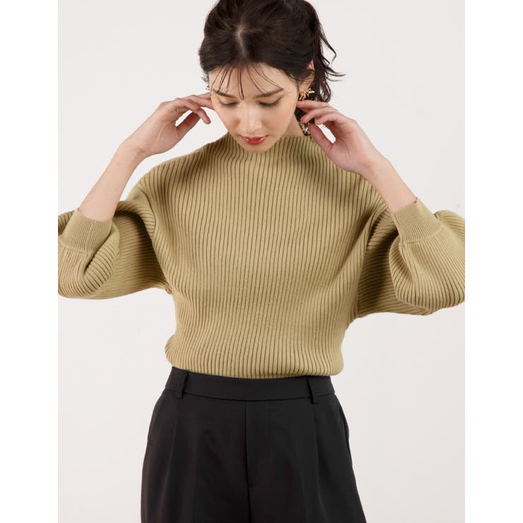 ぽわん袖ニットトップス | aquagarage | 詳細画像10 