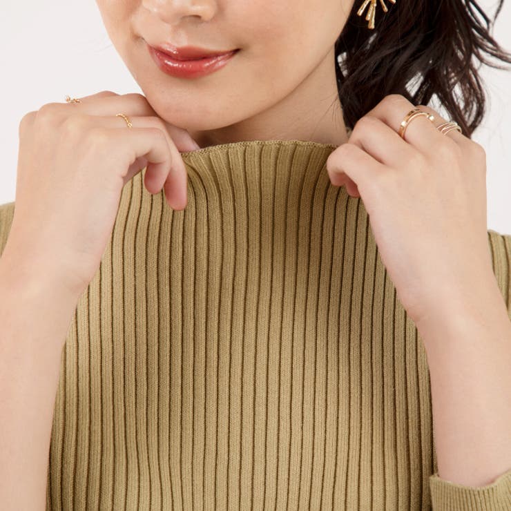 ぽわん袖ニットトップス | aquagarage | 詳細画像13 