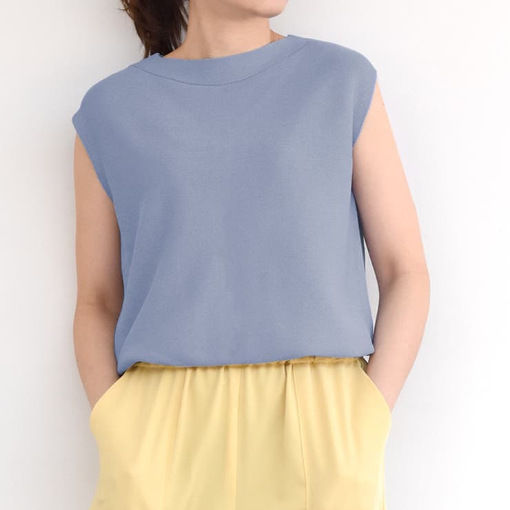 ペールブルー | サマーニット トップス ニット | aquagarage