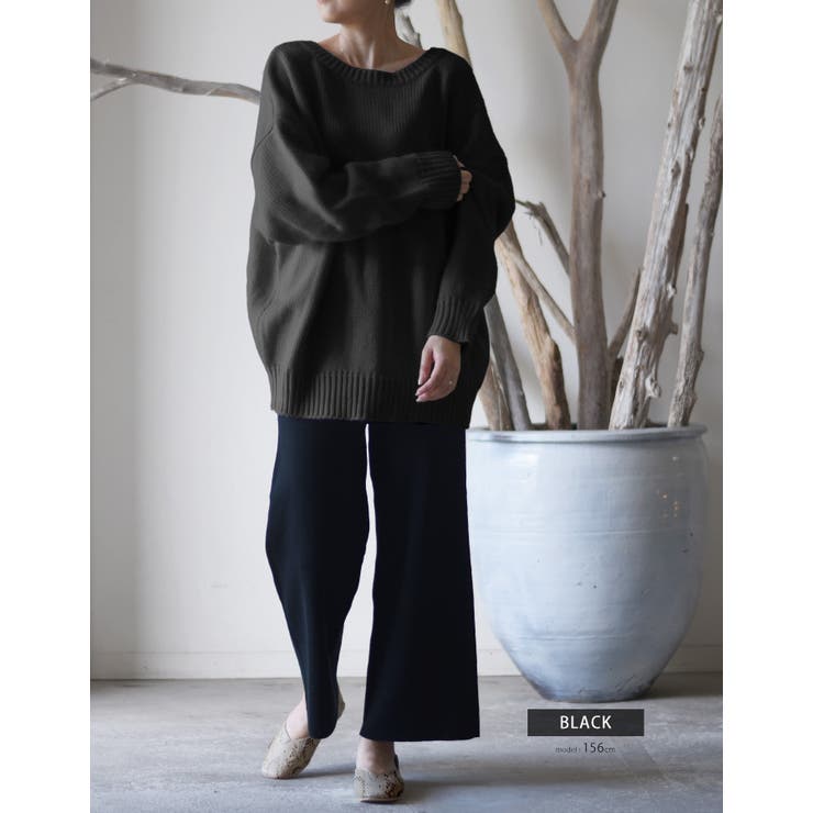 羽織としても使える！前後2Wayプルオーバーカーディガン | aquagarage | 詳細画像18 