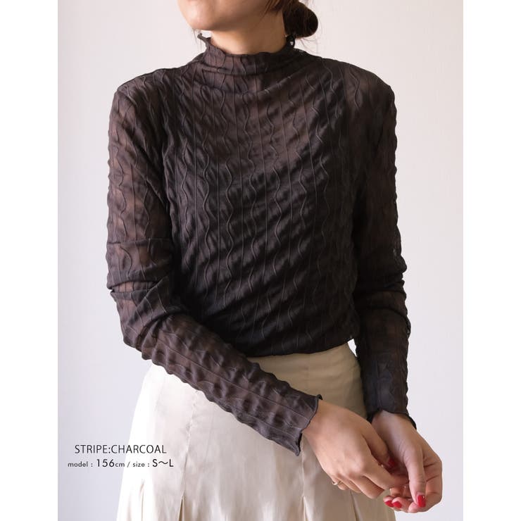 首元のシワをオシャレに隠せる女性らしい贅沢な一枚！総レースインナー | aquagarage | 詳細画像21 