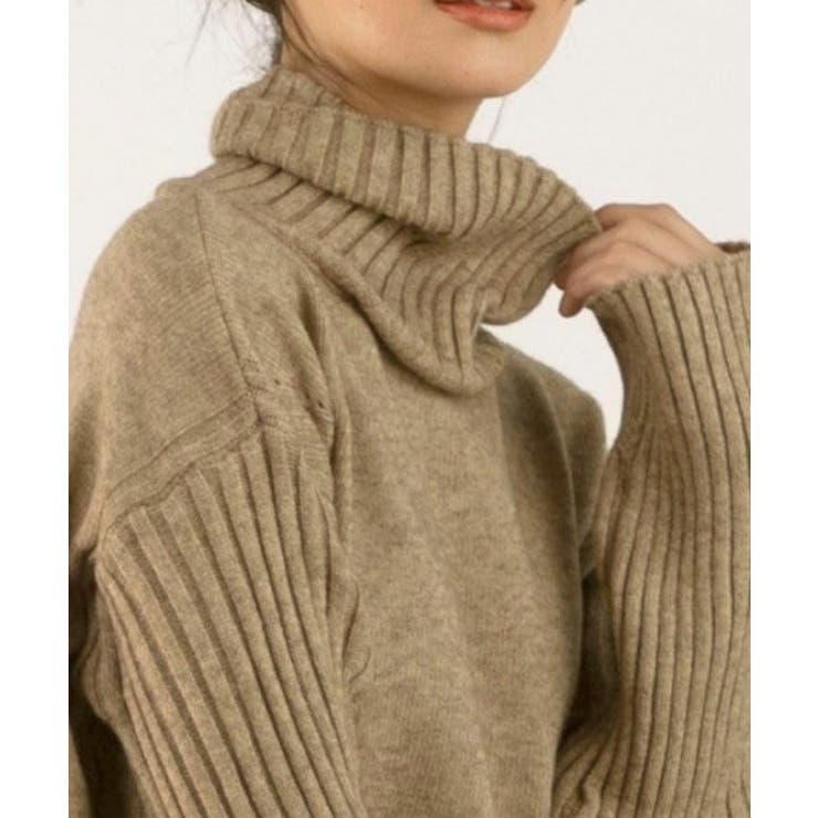 単品使いOKで着回し力抜群！タートルネックニットセットアップ | aquagarage | 詳細画像25 