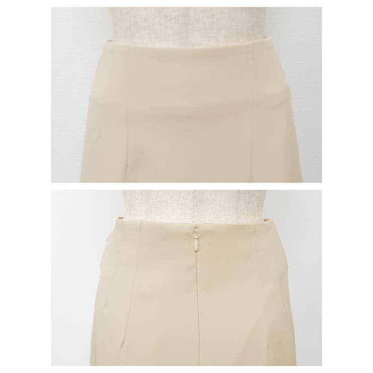 女性らしいムードが感じられる！フロントスリットHラインスカート | aquagarage | 詳細画像13 