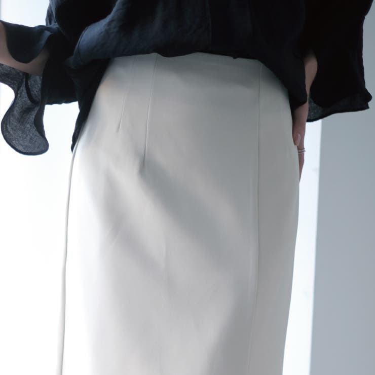女性らしいムードが感じられる！フロントスリットHラインスカート | aquagarage | 詳細画像5 