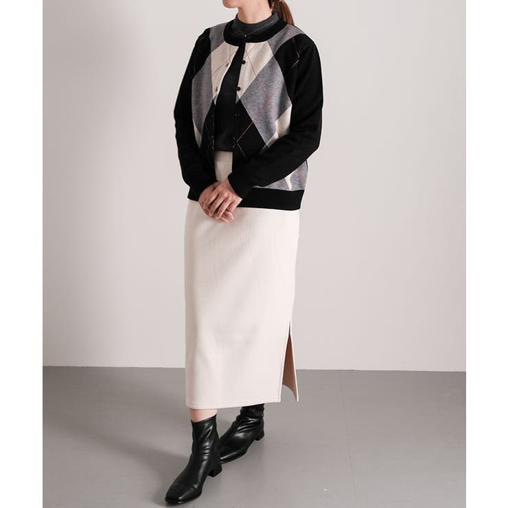 裏起毛で肌寒い季節もあたたか！ リブタイトロングスカート | aquagarage | 詳細画像30 