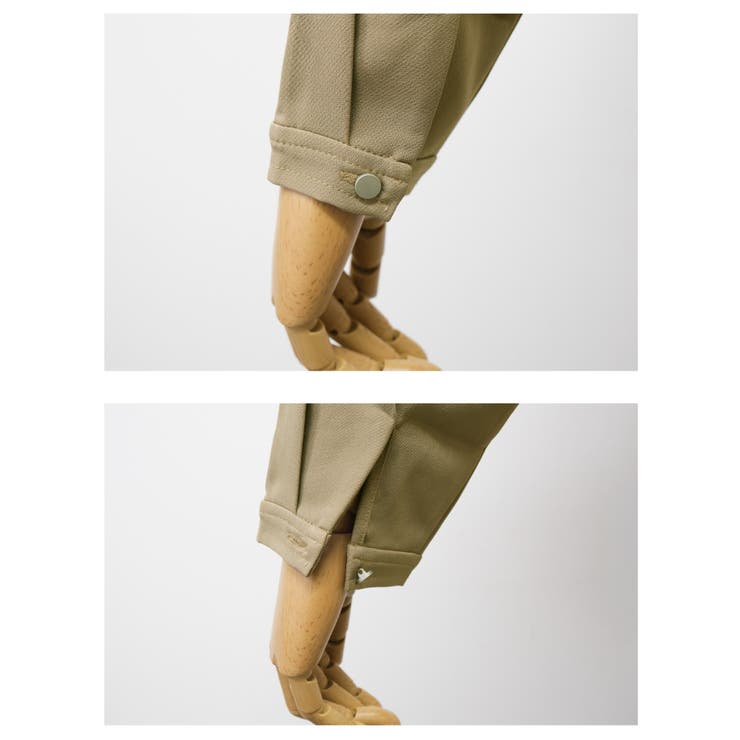 フロントの飾りボタンが上品で大人っぽいキーネックブラウス オフィスカジュアル | aquagarage | 詳細画像8 