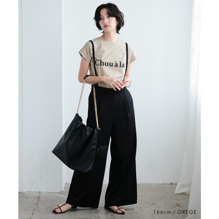 新色追加！大人っぽく綺麗に着られる♪フレンチスリーブロゴTシャツ | aquagarage | 詳細画像20 