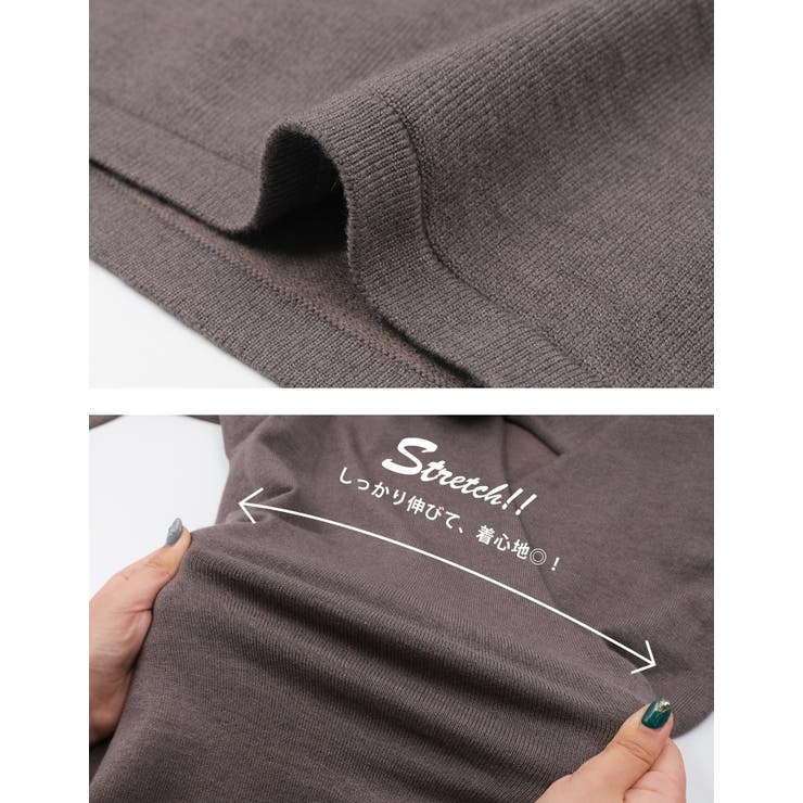 さっと着られて他と差がつく♪カシュクールニットトップス | aquagarage | 詳細画像7 