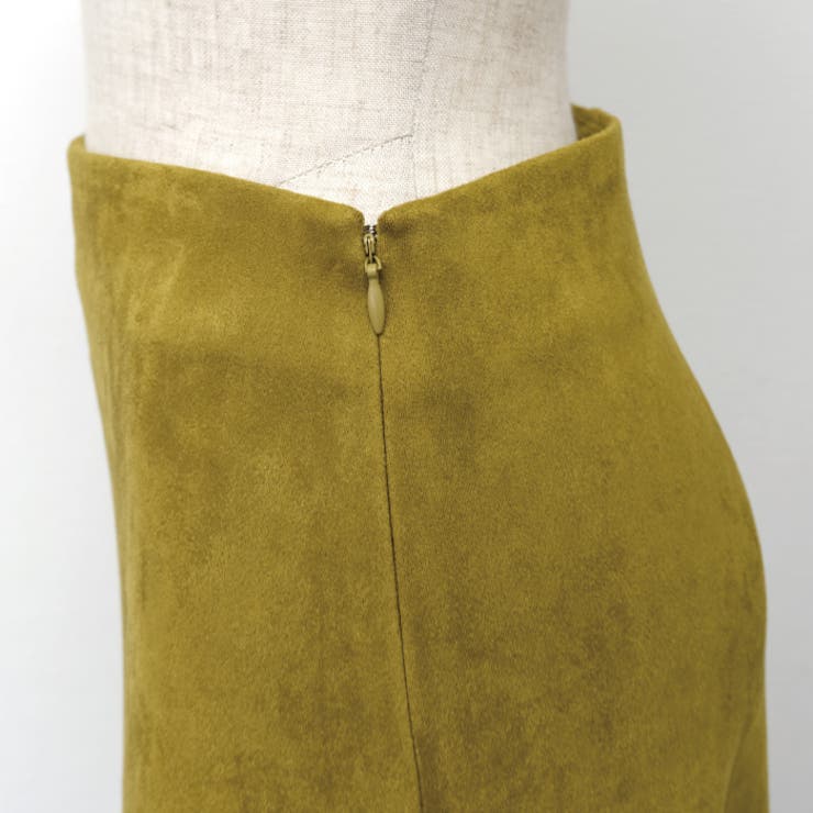 新色登場！動く度にひらりと揺れるフェミニンな1枚！スエードフレアロングスカート | aquagarage | 詳細画像34 