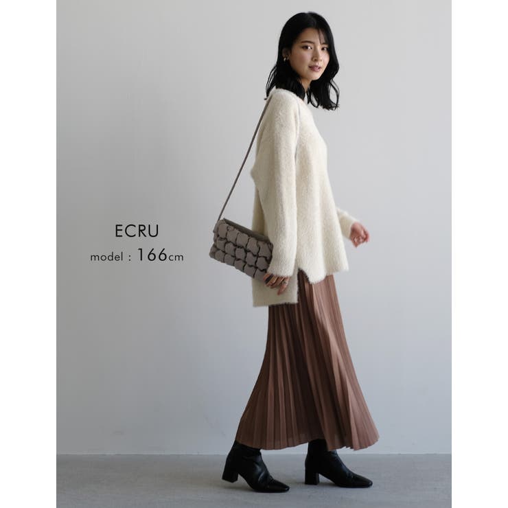 オーバーサイズシルエットが可愛い♪ずっと着ていたくなる肌触りが魅力のシャギーニッ… | aquagarage | 詳細画像18 