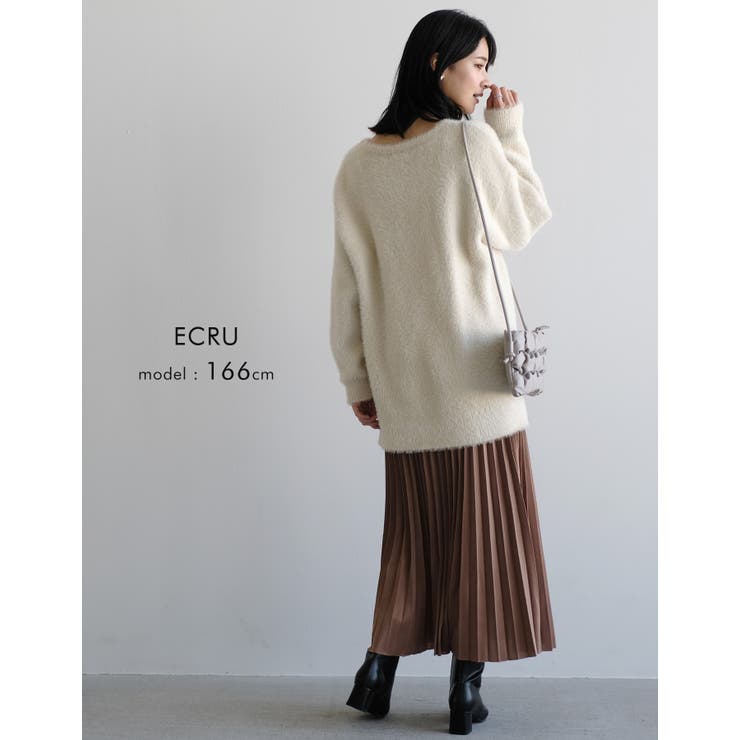 オーバーサイズシルエットが可愛い♪ずっと着ていたくなる肌触りが魅力のシャギーニッ… | aquagarage | 詳細画像19 