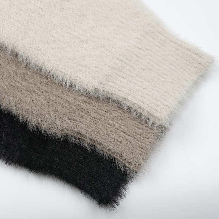 オーバーサイズシルエットが可愛い♪ずっと着ていたくなる肌触りが魅力のシャギーニッ… | aquagarage | 詳細画像4 