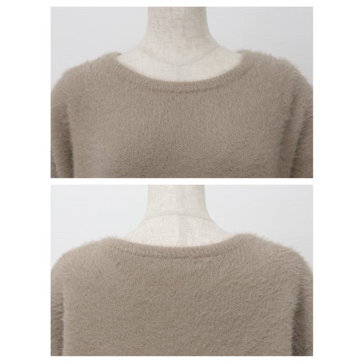 オーバーサイズシルエットが可愛い♪ずっと着ていたくなる肌触りが魅力のシャギーニッ… | aquagarage | 詳細画像8 