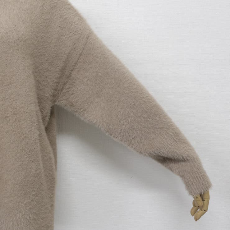 オーバーサイズシルエットが可愛い♪ずっと着ていたくなる肌触りが魅力のシャギーニッ… | aquagarage | 詳細画像9 