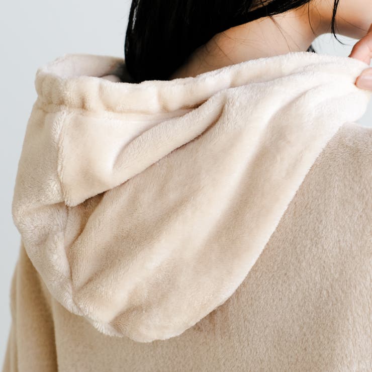 ふんわり気持ちいいボア素材！2丈から選べるゆるシルエットボアパーカー | aquagarage | 詳細画像11 