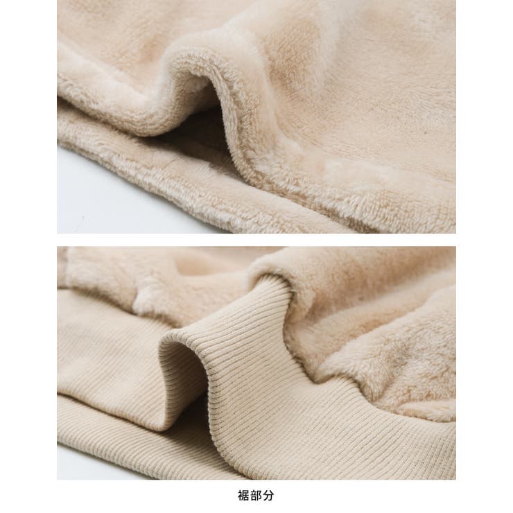 ふんわり気持ちいいボア素材！2丈から選べるゆるシルエットボアパーカー | aquagarage | 詳細画像6 