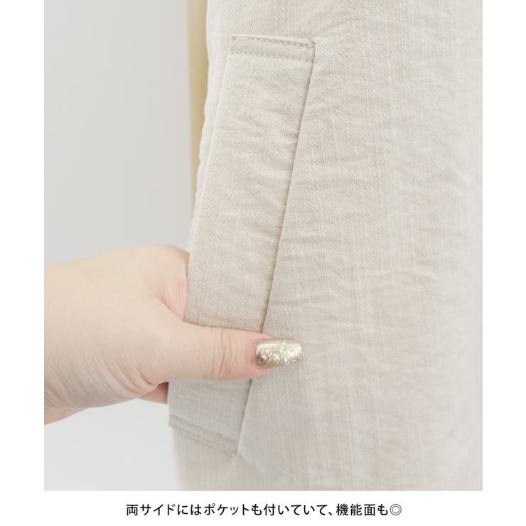 ラフな仕上がりが特徴！シャツ感覚で羽織れる半袖ジャケット | aquagarage | 詳細画像39 