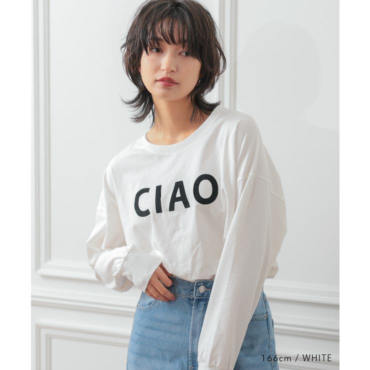 【新色追加】カジュアルなロゴがスタイリングのポイントになる長袖ロゴTシャツ | aquagarage | 詳細画像8 