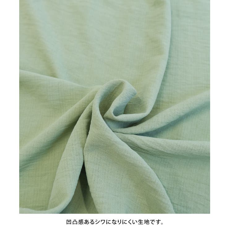 トップスとしても羽織としても着回しできる！メンズライククレリックシャツ | aquagarage | 詳細画像26 