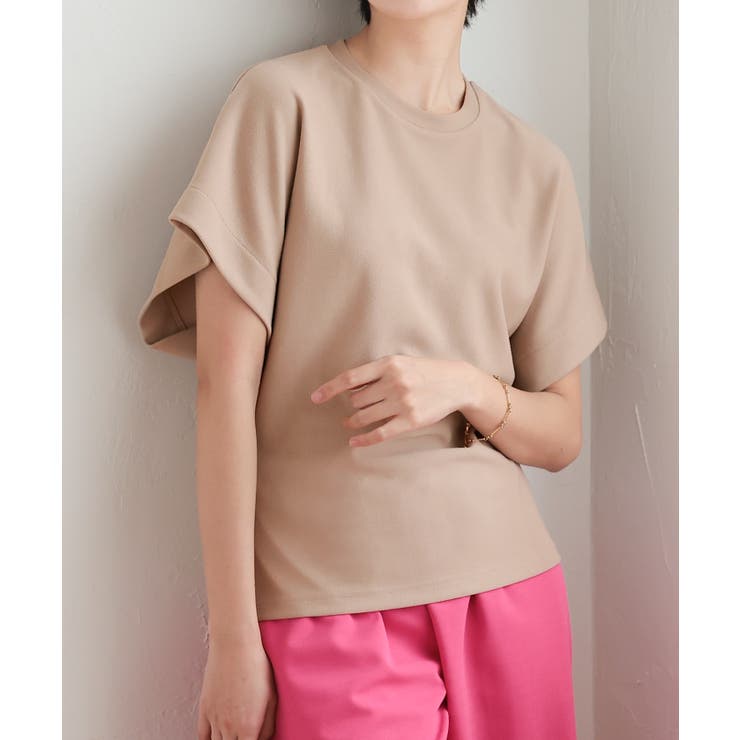 柔らかく肌触りの良いワイドスリーブTシャツ | aquagarage | 詳細画像3 