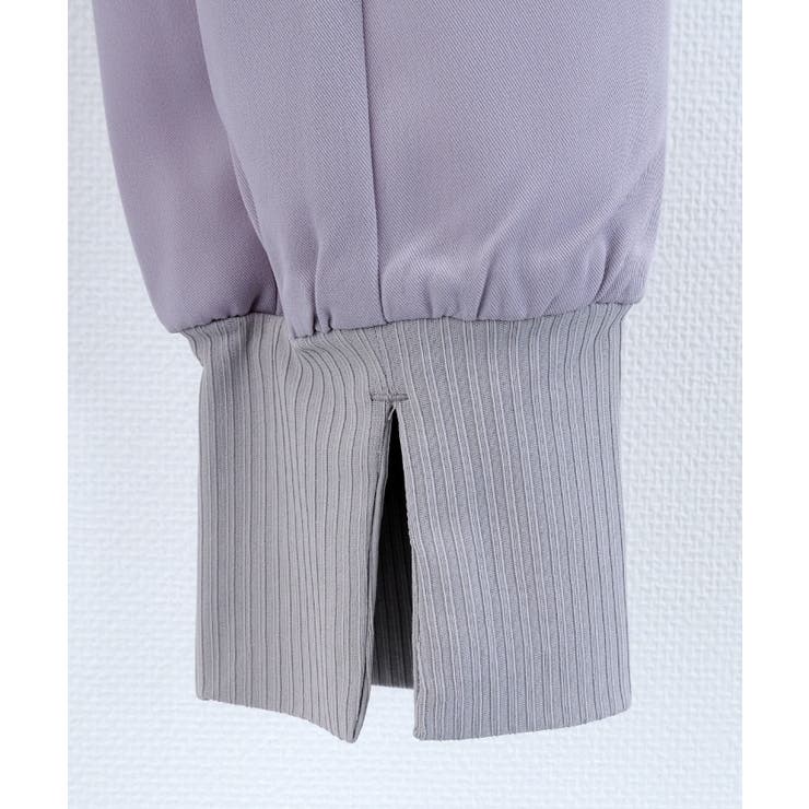 きれいめなスタイリングにも活用できるセンター切り替えジョガーパンツ | aquagarage | 詳細画像22 