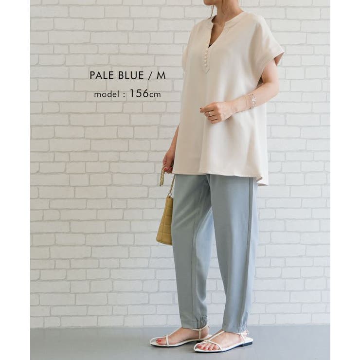 どんなトップスとも合わせやすい！タック入りジョガーパンツ | aquagarage | 詳細画像13 