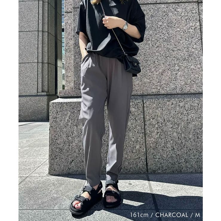 どんなトップスとも合わせやすい！タック入りジョガーパンツ | aquagarage | 詳細画像17 