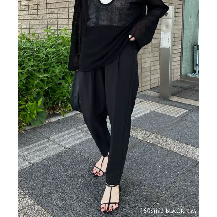 どんなトップスとも合わせやすい！タック入りジョガーパンツ | aquagarage | 詳細画像2 