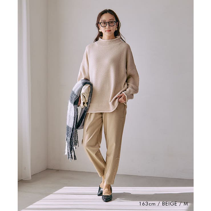 どんなトップスとも合わせやすい！タック入りジョガーパンツ | aquagarage | 詳細画像19 