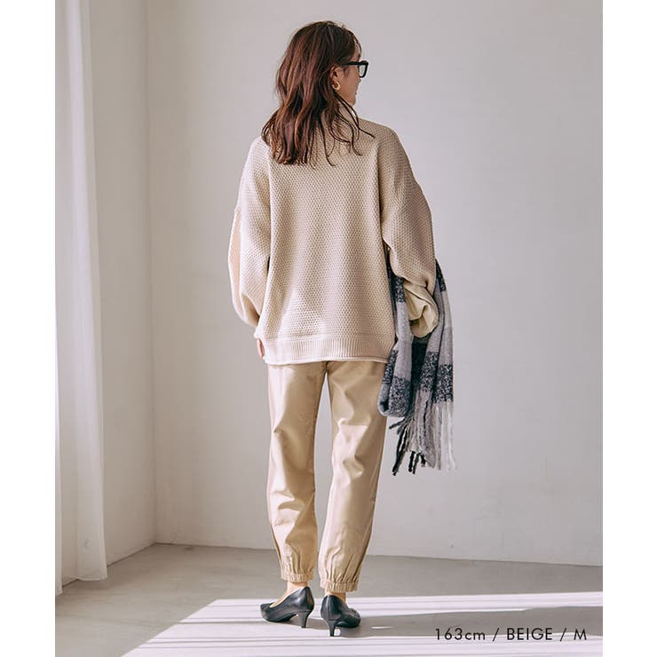 どんなトップスとも合わせやすい！タック入りジョガーパンツ | aquagarage | 詳細画像20 