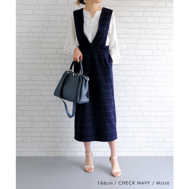 2WAYで着れる大人シルエットのジャンパースカート | aquagarage | 詳細画像8 