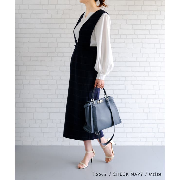 2WAYで着れる大人シルエットのジャンパースカート | aquagarage | 詳細画像9 