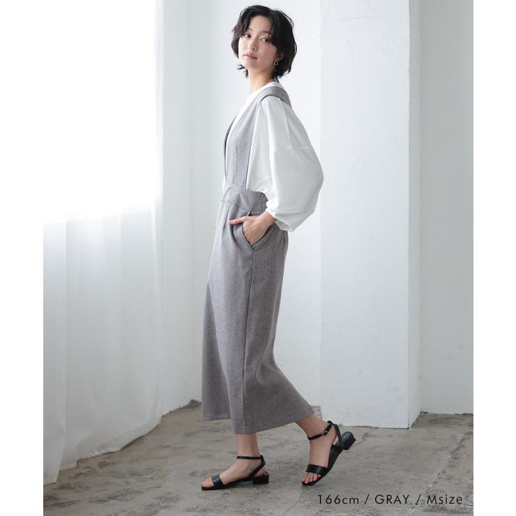 2WAYで着れる大人シルエットのジャンパースカート | aquagarage | 詳細画像5 