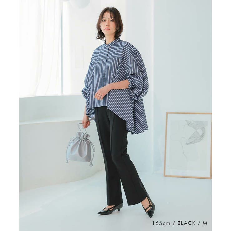 フレアパンツ レディース M L LL 裏起毛 | aquagarage | 詳細画像2 