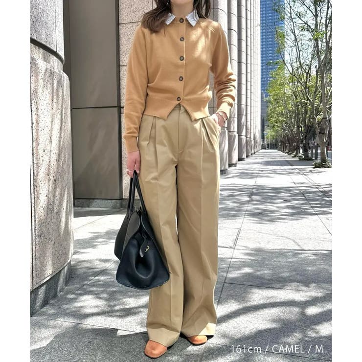 切替フェイクレイヤードカーディガン 襟付きカーディガン | aquagarage | 詳細画像19 