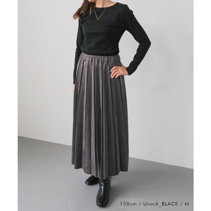 ネックが選べるリブカットソー 春 秋 冬 M L | aquagarage | 詳細画像13 