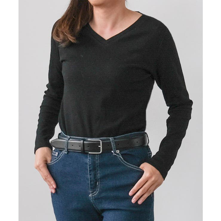 ネックが選べるリブカットソー 春 秋 冬 M L | aquagarage | 詳細画像8 