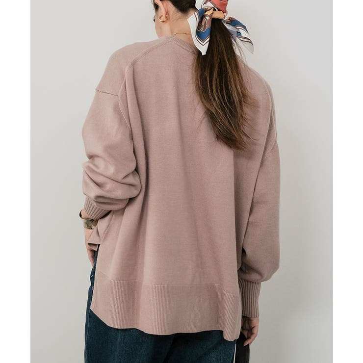 サイドスリットニットプルオーバー 秋 冬 M レディース | aquagarage | 詳細画像10 