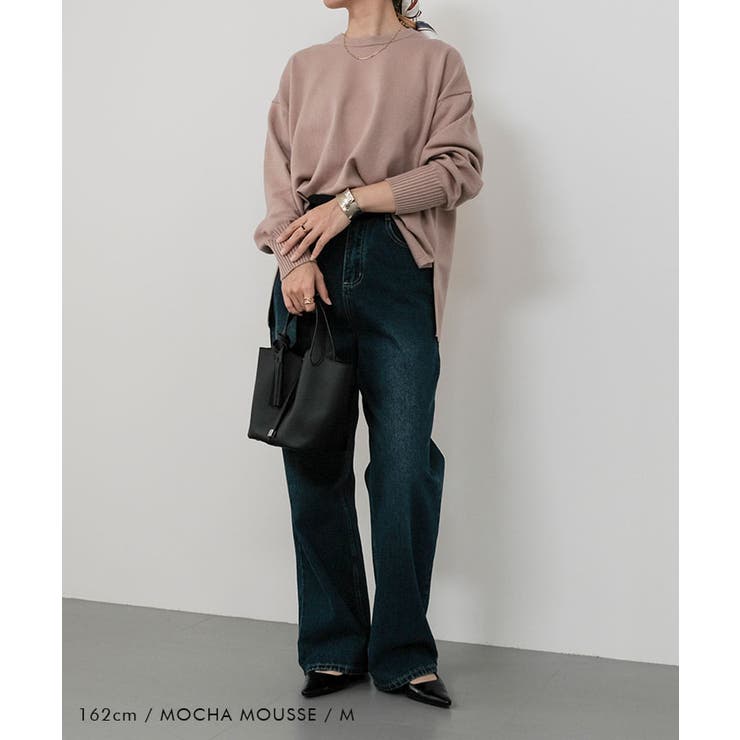 サイドスリットニットプルオーバー 秋 冬 M レディース | aquagarage | 詳細画像11 