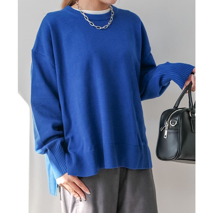 サイドスリットニットプルオーバー 秋 冬 M レディース | aquagarage | 詳細画像12 