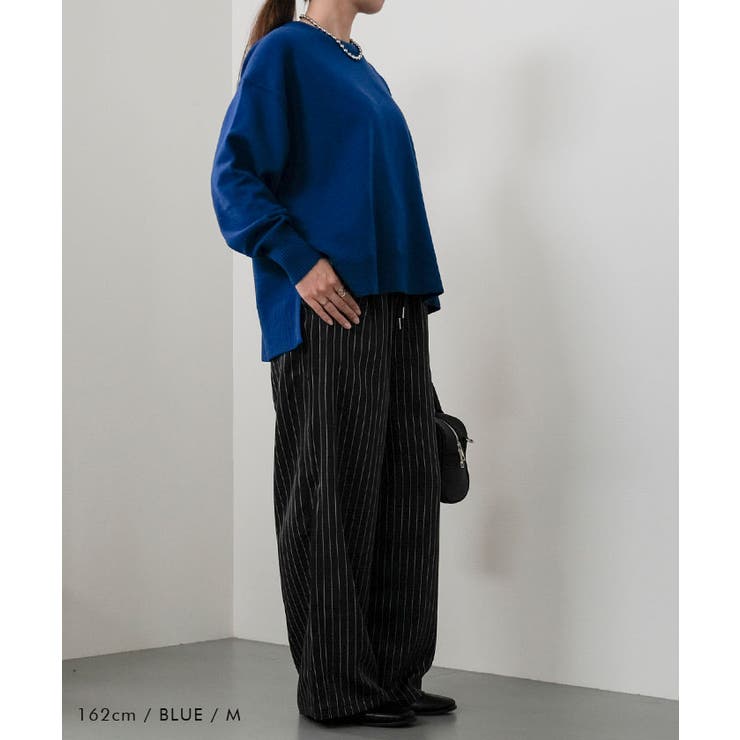 サイドスリットニットプルオーバー 秋 冬 M レディース | aquagarage | 詳細画像14 