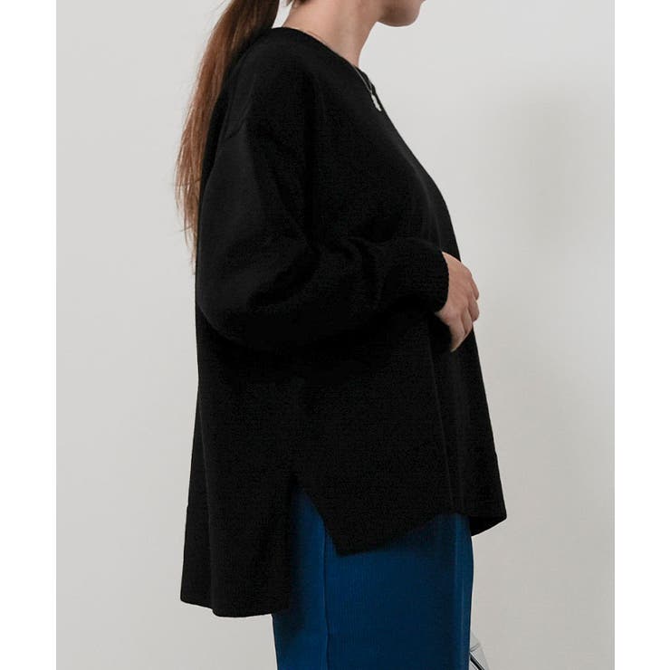 サイドスリットニットプルオーバー 秋 冬 M レディース | aquagarage | 詳細画像3 