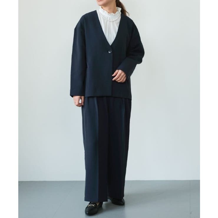 ネイビー | ルーズセットアップ レディース 春 秋 長袖 M L | aquagarage