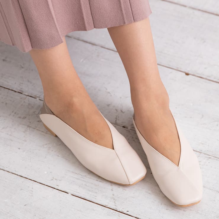 バブーシュ Vカット スクエアトゥ | aquagarage | 詳細画像2 