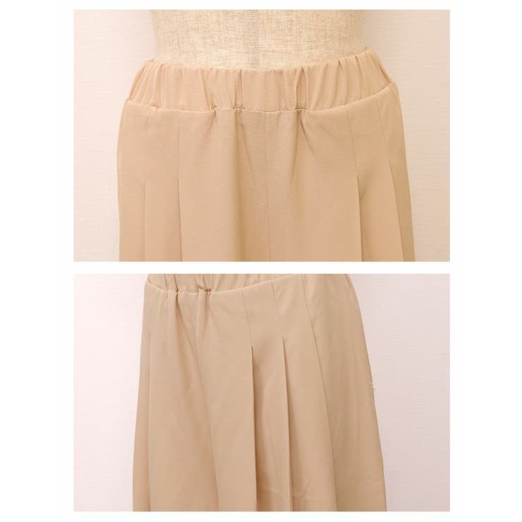 歩くたびにキレイに揺れるシルエット！タック入りワイトパンツ | aquagarage | 詳細画像7 